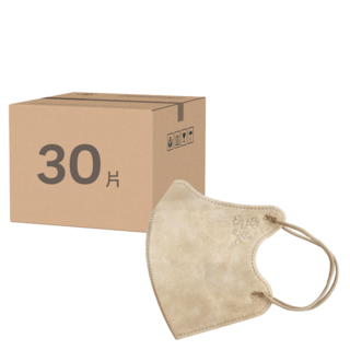 EYL'S 艾爾絲 3D成人立體醫用口罩, 30片, 1盒, 奶茶色