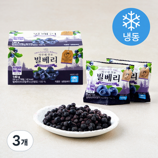 폴란드산 웰팜 빌베리 7개입 (냉동), 3개, 140g