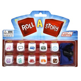 Junior Learning Roll A Story 開口說故事骰 激發想像力 增進親子互動, 1組