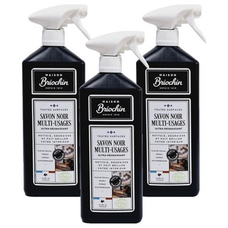 Briochin 碧歐馨 多功能黑皂液 99%天然有機, 750ml, 3瓶