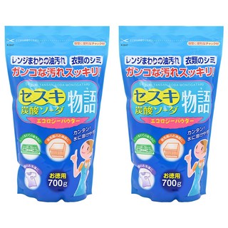 Kiyou 除虫菊 倍半碳酸鈉物語 多功能清潔劑 700g 特別夾鏈袋設計, 2包