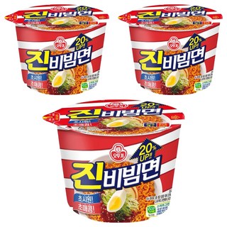 오뚜기 진비빔면 134g, 3개
