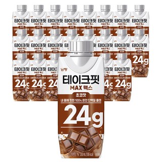 테이크핏 맥스 초코맛 프로틴, 250ml, 24개