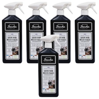 Briochin 碧歐馨 多功能黑皂液 99%天然有機, 750ml, 5瓶