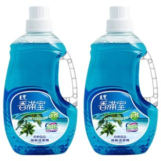 毛寶 香滿室 中性地板清潔劑，7大草本抑菌，99.9%抑菌率，海洋微風, 2kg, 2瓶