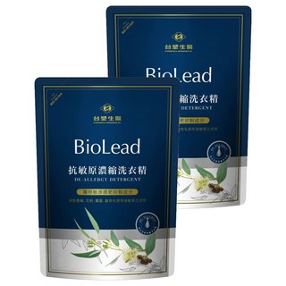 台塑生醫 BioLead 抗敏原濃縮洗衣精 補充包, 1.8kg, 2包