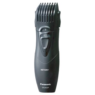 Panasonic國際牌 輕巧可水洗修鬍修鬢角器/理髮器/刮鬍刀/電剪, ER2403, 黑色, 1個