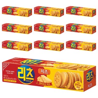 리츠 샌드위치 크래커 치즈, 96g, 10개