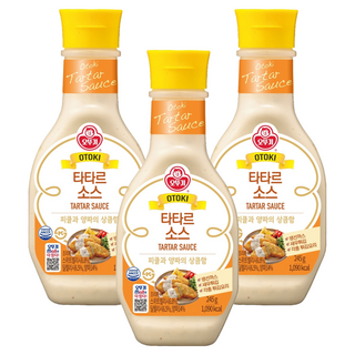 OTTOGI 不倒翁 塔塔醬, 245g, 3瓶