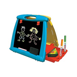 Crayola 繪兒樂 二合一桌上型塗鴉板, 1個, 混色