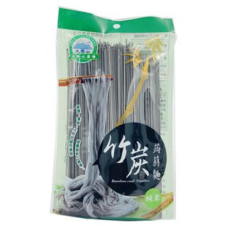 大雪山農場 竹炭蒟蒻麵, 250g, 1包
