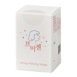 브이젠 Vgen V라인 가벼움 소화 분해 브로멜라인 파파인 칼륨, 45정, 1개