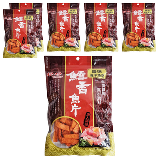 珍珍 鱈香魚片, 嚴選海洋魚漿, 真材實料, 80g, 6包
