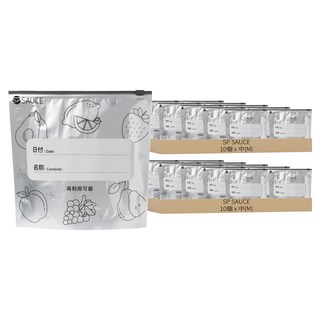 SP SAUCE 戶外專用三層構造鋁箔抗菌保鮮袋 中(M) 2盒, 10個