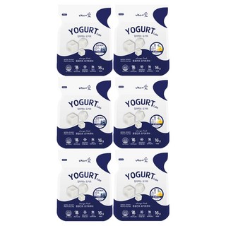 Naeiae 優格方塊, 藍莓口味 + 芒果口味, 16g, 6包