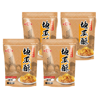 連城記 地瓜酥 原味 台東名產 素食者也可食用, 140g, 4包