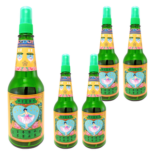 明星花露水 經典噴式 含高達70%食用級酒精, 310ml, 5瓶, 玫瑰 + 茉莉花