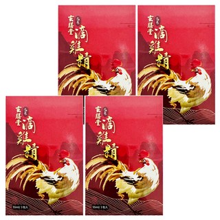 玄膳堂 滴雞精 台灣黑羽土雞精華 保留食材原味與營養, 165ml, 4盒