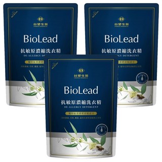 台塑生醫 BioLead 抗敏原濃縮洗衣精 補充包, 1.8kg, 3包