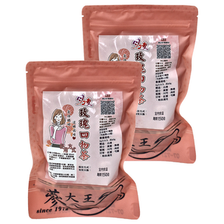 夢大王 玫瑰四物茶包, 6g, 10包, 2袋