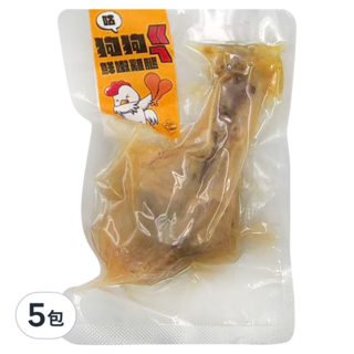 Petsup 狗狗ㄍㄟ化骨鮮嫩雞腿，台灣產，適用於三個月以上犬貓, 雞肉, 100g, 5包