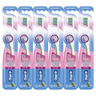 Oral-B 歐樂B 細毛牙刷, 6支, 1組