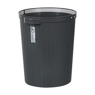 keyway 中寶潔垃圾桶10L(圓型) 簡約耐用 居家, 黑色, 245 x 230 x 280mm