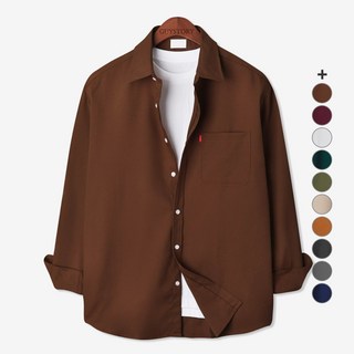 Guy Story 男式四季漁夫口袋長袖大碼休閒襯衫