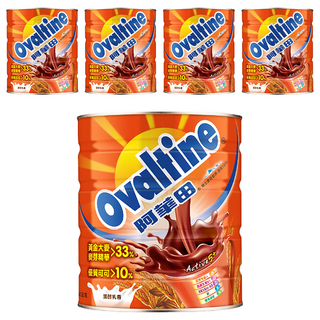 Ovaltine 阿華田 營養麥芽飲品, 1.15kg, 1罐, 5罐