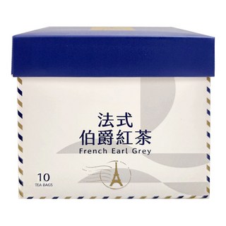Teavoya 嘉柏茶業 法式伯爵茶包 No.2 三角立體茶包 獨立茶包包裝 3g x 5包 矢車菊花瓣, 10包, 1盒