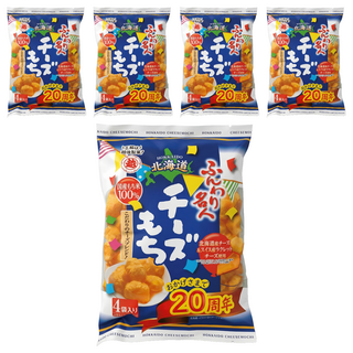 越後製菓 北海道起司泡芙米果, 66g, 5袋