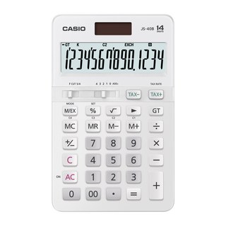 CASIO 卡西歐 一般計算機 JS-40B, 白色, 1個