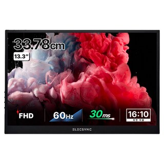 Elecsync FHD 副螢幕 DeX 鏡像便攜式觸控螢幕, 33.78cm, S13T