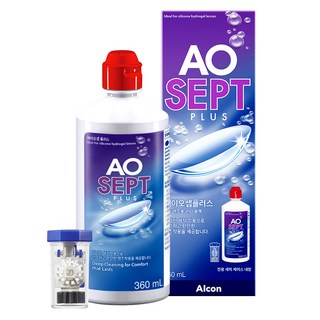 알콘 에이오셉 플러스 렌즈 세정액, 360ml, 1개