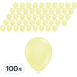 TUF-TEX 氣球 13cm, 100個, 檸檬水黃