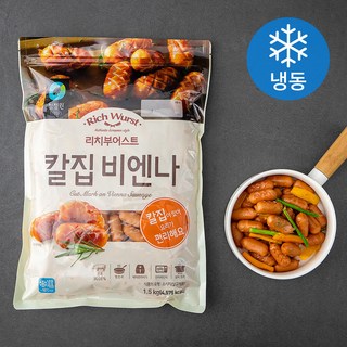 대상 리치 부어스트 칼집 비엔나 (냉동), 1.5kg, 1개