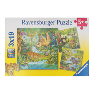 Ravensburger 維寶 拼圖, 147片, 叢林玩樂, 1盒