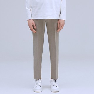 Mind Bridge 男款錐形雙色混紡鬆緊帶休閒長褲 MWPT2102