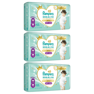 Pampers 幫寶適 原廠公司貨 極上守護 一級幫散熱拉拉褲 6~11kg, M, 126片