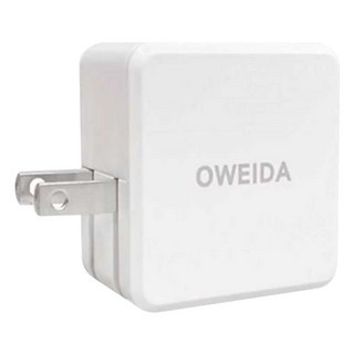OWEIDA 歐威達 GaN PD + QC3.0 45W氮化鎵電源供應器 OW-45G, 白色, 1個