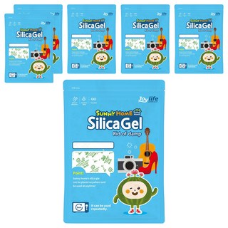 쨍하고해뜰집 실리카겔 제습제 본품, 110g, 6개