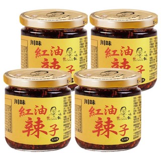 十味觀 川味紅油辣子 台灣產, 190g, 4罐