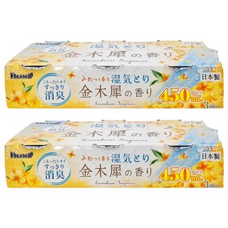 Hakugen Earth 白元 除濕盒 金木樨香, 1.35L, 2組