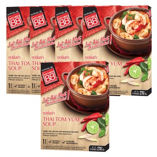 KITCHEN 88 泰式酸辣海鮮湯即食調理包 僅需加入肉類, 270g, 5盒