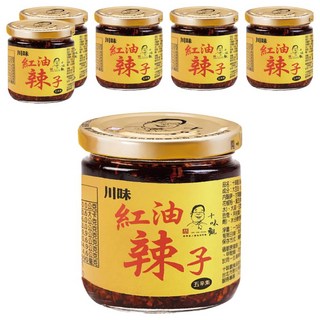 十味觀 川味紅油辣子 台灣產, 190g, 6罐
