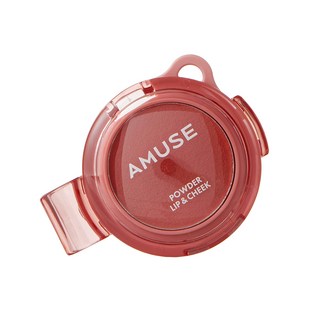 Amuse Makeup 蜜粉唇頰兩用餅 4g, 01 蜜桃奶油, 1個