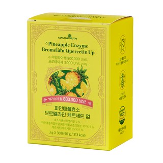 MAYJUNENUTRI 鳳梨酵素 菠蘿蛋白酶 Up 30入, 90g, 1個