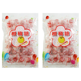 品味食族 柑梅糖, 220g, 2袋