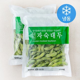 세미원 자숙대두 (냉동), 500g, 2개