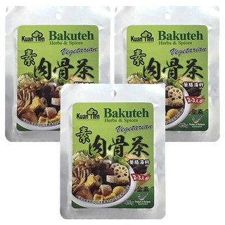 官田 素肉骨茶藥膳湯料, 45g, 3包